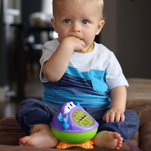 Nuby 3-D Monster Toddler Snack Containers - Spill-Proof Snack Cups for Toddlers with Soft Silicone Flaps - BPA-Free, Dishwasher-Safe...