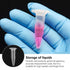 500pcs 1.5ml Conical Centrifuge Tubes Microcentrifuge Tube Plastic Test Vials with Lids Plastic Sample Small Bottle Vial Storage Container Test Tu...