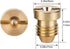 2 Pieces 1.1 mm Foam Cannon Orifice Nozzle, Universal Thread Tips suitable for Snow Foam Lance...