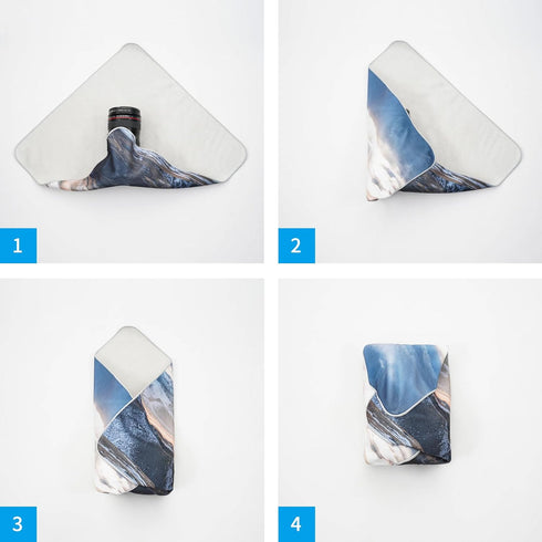Besnfoto Magic Cloth Wrap Protective Camera Lens Wrap Anti-scratch Dust Proof Self-Adhesive Cloth Wrapper for DSLR/Phone/Laptop/Camera Accessories...