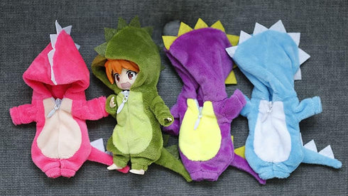 Cute Dinosaur Animal Monster Doll Clothes for OB11,Molly, Gsc,1/12 BJD Doll Accessories Toys Dolls Clothes (BL)...