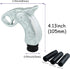 Grip Handle Shifter Handle Knob Heavy Resin Car Gear Shifter Lever Stick for Most Manual Automotive Vehicles (Silver)...