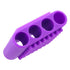 MiMu Silicone Pet Brush - Purple Deshedding Brush for Routine Deep Cleaning and Massaging Wet or Dry Dog Shedding Tool...