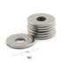 40pcs M3 304 Stainless Steel Flat Washer Adjustment Hardware Fitting Accessories Metal Gasket for Bolts & Screws...