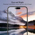 PERFECTSIGHT Anti Blue Light Screen Protector Compatible with iPhone 15 Pro Max 6.7 inch 2023, Eye Protection Blue Light Blocker, HD Clear Anti Fi...