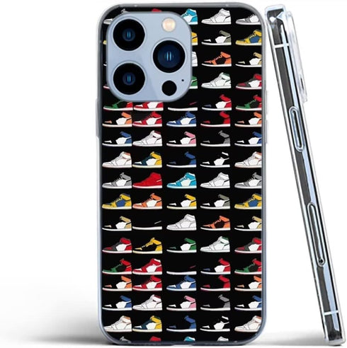 Phone Case Compatible with iPhone 13 The God of Basketball Sneaker Aesthetic Color Shoes Silicone Shockproof Protective Soft Phone Cover...