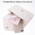 Qianyu 2 Pack Fine Mist Spray Bottles Clear Plastic Empty Refillable Mini Hand Spritzer for Travel Cleaning Gardening Skin Care Makeup Lotion Atom...