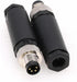 M8 4 Pin Male A Code Plug Industrial Circular Sensor Connector Aviation 8mm Waterproof IP67 Connector 2PCS...