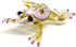 Frog Miniature Figurines Animals Hand Blown Color Glass Art Collectible Gift Decorate 3" (Yellow Purple)...