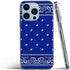 Phone Case Bandana Compatible with iPhone 13 Pure Clear Blue Phone Case Waterproof Royal Accessories Charm, Green......