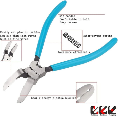 Panel Clip Pliers, Auto Trim Removal Fastener Plier Car Door Panel Clip Tools Plastic Rivets Pry Puller Adjustable Multipurpose Diagonal Cutting P...