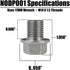 Votex - Made in USA - M14 x 1.5MM Engine Oil Drain Plug fits Acura, Audi, Chevrolet, Chrysler, Dodge, Fiat, Ford, Honda, Hyundai, Jeep, Kia, Mazda...