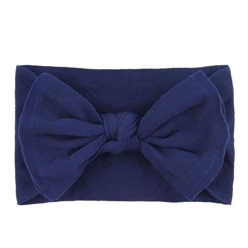 QandSweet Baby Nylon Headbands Newborn Bows Soft Head Wraps for Infant Toddler Girls 12-Pack...