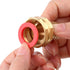 50pcs Garden Hose Washer, Rubber Seals Ring Water Hose Gasket for Hose Washers and Water Faucet Fittings (Black, Red)...