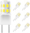 G8 LED Bulb Dimmable, 3W (20W-25W Halogen Equivalent), G8 GY8.6 Bi-Pin Base, T4 JCD Type 120V Mini G8 Bulb for Under Cabinet Puck Light, Under Cou...