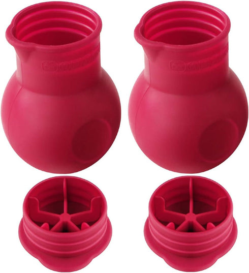 Webake Silicone Chocolate Melting Pot Microwave Melt and Pour Candy Butter Warmer for Mold Heat Sauce Syrup Cream, European Standard Silicone Baki...