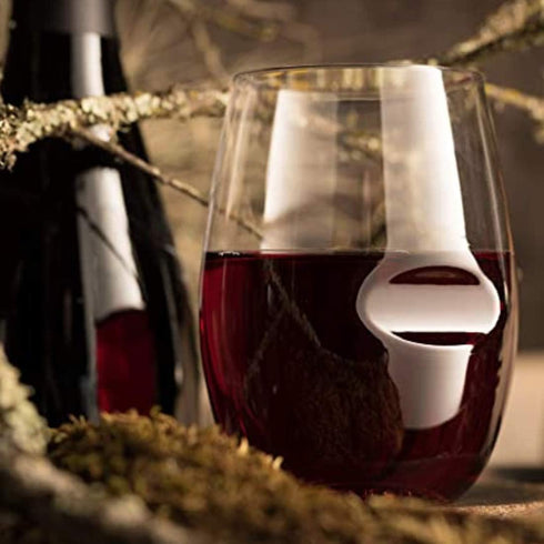govino The Original Shatterproof Wine Glass – Set of 2, 16 oz, Made in USA, Reusable, Dishwasher Safe, BPA-free, Clear Stemless Red Wine Glasses f...