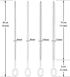 Heavy-Duty Straw Cleaner Brush Set - 4-Pack, 10-Inch & Multi-Diameter, Full Bristle Coverage, Large Grip Handle, for All Straw Sizes...