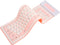 Silicone Keyboard, Foldable Silicone Keyboard Soft Waterproof Rollup Keyboard for PC Laptop Notebook, 103 Keys, Mute Typing, Lightweight ()...