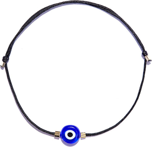 Handmade Evil Eye Bracelet String Kabbalah Protection Hamsa Adjustable Mexican Bracelet Mal De Ojo Luck Amulet for Women Men Family Friends...