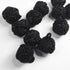 12 pcs Chinese Black knots, Vintage fabric ball buttons, Approx. 1/2", SP-2838...