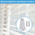 Set of 8 Metal Hold Down Brackets Silver Blinds Brackets Blind Holder Replacements Horizontal Blind Brackets with Screws for Horizontal Blinds Sha...