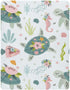 Fitted Crib Sheets Turtle Sea Horse Stretchy Portable Playard Sheets for Baby Toddler, Breathable Soft Mini Crib Mattress 39 x 27 in for Boys and ...