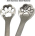 Maydahui 6PCS Cat Paw Spoon Hollow Out Coffee Spoons 5.8 inch 18/10?304 ?Stainless Steel Teaspoon for Dessert Ice-cream Stirring Home Kitchen Rest...