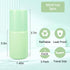 1 oz Empty Glass Pump Bottle for Oil, Travel Bottles for Toiletries, Frosted Glass Foundation Bottle, Refillable Containers Leak Proof for Lotion,...