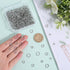 1 Box 600Pcs Round Jump Rings Silver Open Jump Rings Bulk Stainless Steel Hypoallergenic Small Thick Single Loop Ring Connector for Jewelry Making...