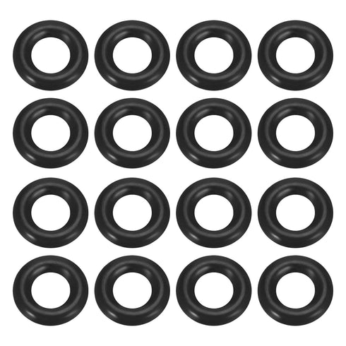 Othmro 50Pcs Nitrile Rubber O-Rings 0.13in Wire Dia 0.51in OD Metric Sealing Nitrile NBR Rubber Washers Round Buna-N O-Rings for Air Sealing Profe...