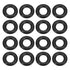 Othmro 50Pcs Nitrile Rubber O-Rings 0.13in Wire Dia 0.51in OD Metric Sealing Nitrile NBR Rubber Washers Round Buna-N O-Rings for Air Sealing Profe...