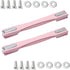 MroMax 2Pcs Luggage Handle 9.06" x 0.98" (L x W) Plastic Pull Handle Grip Replacement 230mm x 25mm for Luggage Suitcase Box Pink Tone...