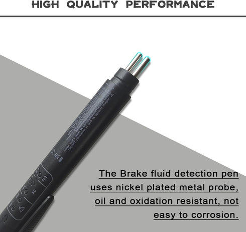 1PC Brake Fluid Test Pen, Automotive Brake Fluid Test Pen, Automotive Diagnostic Test Tool with 5 LEDs, Automotive Brake Diagnostic Test Tool for ...