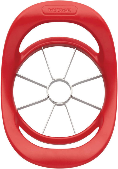 Farberware Healthy Eating Set (Apple Slicer, Paring Knife, Small Cutting Mat), 3-Piece, Red and Green...