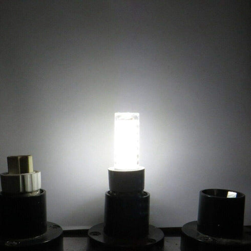 Lxcom Lighting Dimmable E11 LED Corn Bulb 10W Mini Ceramic Candelabra Bulbs (6 Pack)- 102 LEDs 2835 SMD 100W Equivalent Daylight White 6500K T3/T4...