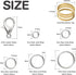 Jump Rings Kit With1000PCS Open Jump Rings 40PCS 12mm Lobster Clasps and Jump Rings Opener for Jewelry Making Keychains and Necklace Repair (Slive...