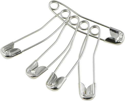 100PCS Sewing Craft Supply Metal Curved Safety Pin for Quilting and Knitting Banana Pin 28MM for Quilting Sewing Knitting and Jewellery Making...