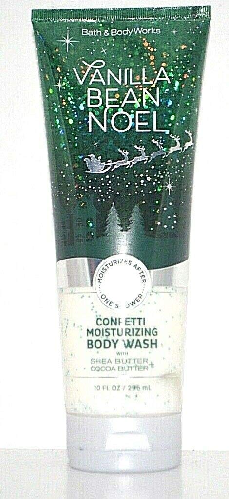 Bath and body works VANILLA BEAN NOEL confetti Moisturizing Body Wash...