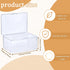 Qunclay 10 Pcs Playing Card Case Clear Playing Card Box Playing Deck Card Storage Box Card Deck Holder Card Organizer Compatible with MTG/TCG Base...