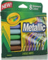 CRAYOLA LLC CRAYOLA METALLIC MARKERS 8 COLORS (Set of 3)...