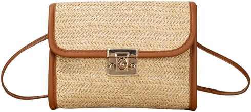 Verdusa Women's Straw Crossbody Purse Summer Woven Shoulder Bags...