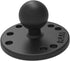 RAM Mounts GPS Round Plate with Ball RAM-B-202U with B Size 1" Ball...