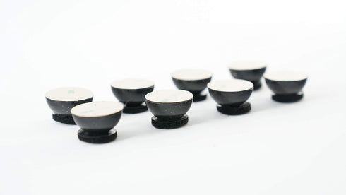 Sorbothane Hemisphere Feet. Sound Isolation Pads for Speakers to Tighten Bass and Improve Sound (1" Pack of 8)...