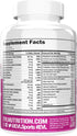 Evlution Nutrition Women's Multivitamin - Full Spectrum Vitamins & Minerals, Immune Health, Vitamin C & D, Iron, Zinc, Antioxidants & Bioflavonoid...