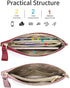 Women's Wristlet Clutch Slim Leather Wallet RFID Blocking Pouch...