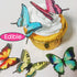 Set of 24 Piece 2" Edible Wafer Paper Big Colorful Butterflies for Cake/Cupcake (colorful)...