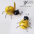Decorative Metal Bumble Bee Bugs Garden Accents Lawn Ornaments Sculpture Outdoor Set of 4...