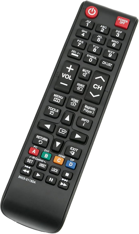 BN59-01180A Replace Remote Applicable for Samsung TV DH40D DH48D DH55D DM32D DM40D DM48D DM55D OH46D OH55D DB32D DB40D DB55D DB48D DM65D DM75D DB1...