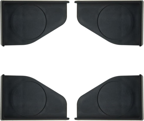 4PCS Black Plastic Fish Tank Corner Protector Aquarium Glass Angle Cover for Home...